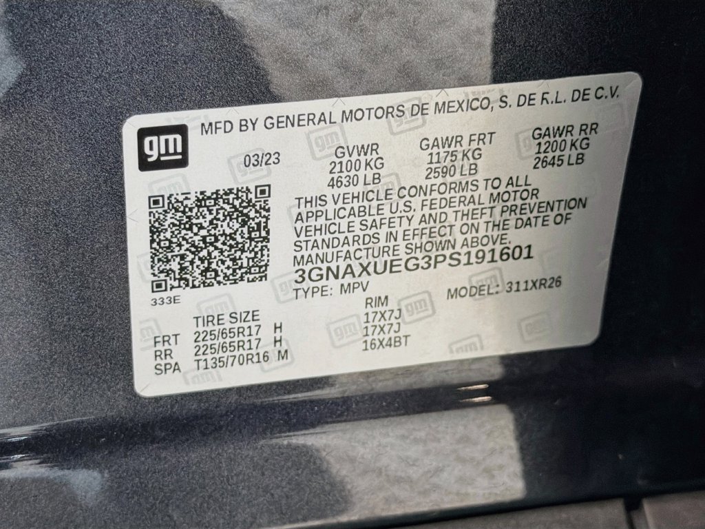 Used 2023 Chevrolet Equinox LT w/ LPO, Floor Liner Package AWD/4WD image 30