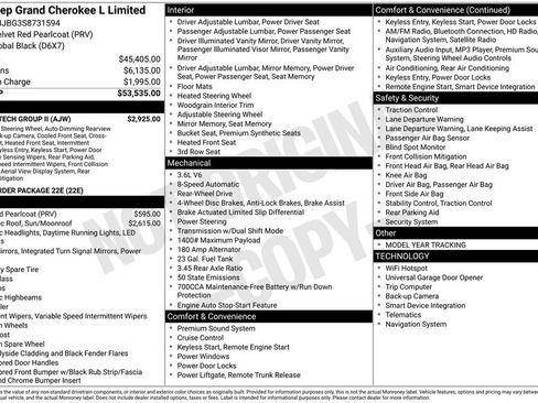 Certified 2025 Jeep Grand Cherokee L Limited w/ Luxury Tech Group II image 8