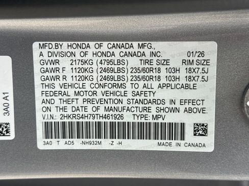 New 2026 Honda CR-V EX-L image 28