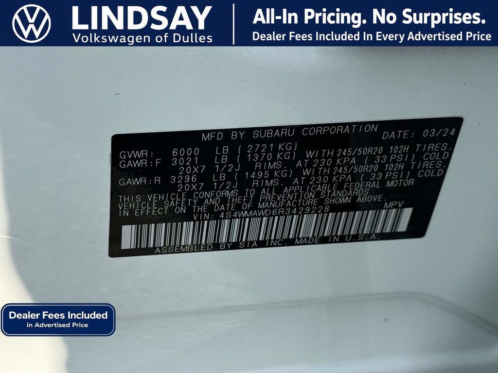 Used 2024 Subaru Ascent Touring AWD/4WD image 27