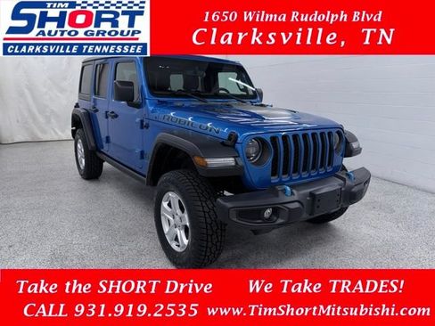 Used 2023 Jeep Wrangler Unlimited Rubicon 4xe w/ Cold Weather Group AWD/4WD image 1