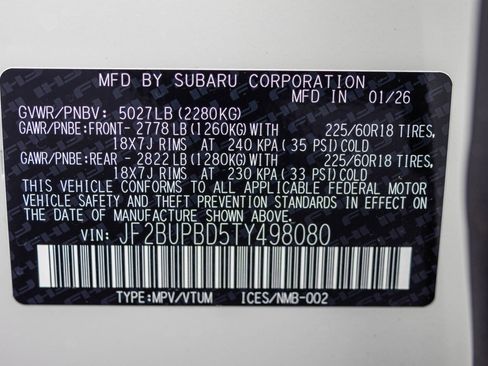 New 2026 Subaru Outback Premium AWD/4WD image 46