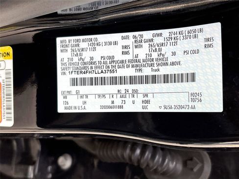Used 2020 Ford Ranger XLT w/ Equipment Group 302A Luxury AWD/4WD image 31