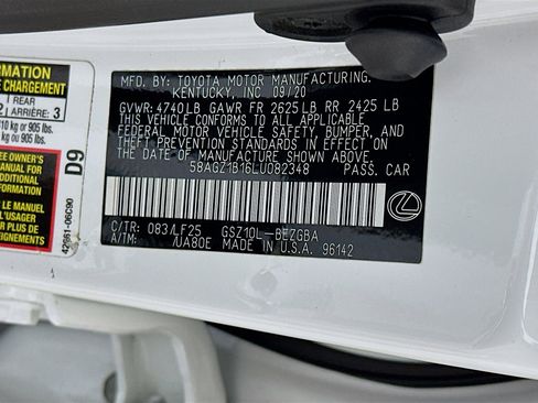 Used 2020 Lexus ES 350 F Sport w/ Accessory Package 2 image 12