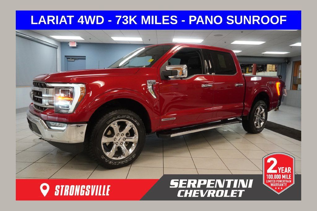 Used 2021 Ford F150 Lariat w/ Equipment Group 502A High AWD/4WD image 1