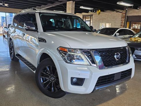 Used 2020 Nissan Armada Platinum w/ Captain's Chairs Package image 1