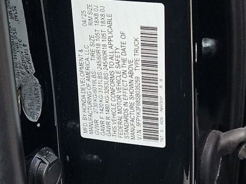 Certified 2025 Honda Ridgeline TrailSport image 38