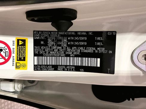 Used 2019 Toyota Highlander Limited image 65