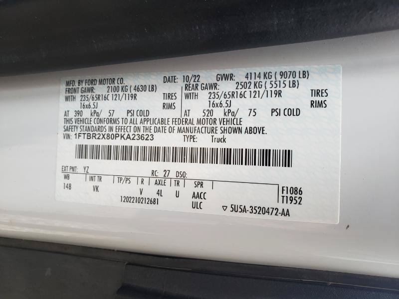 Used 2023 Ford Transit 250 148 High Roof AWD image 24