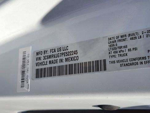 Used 2023 RAM ProMaster 3500 FWD image 24