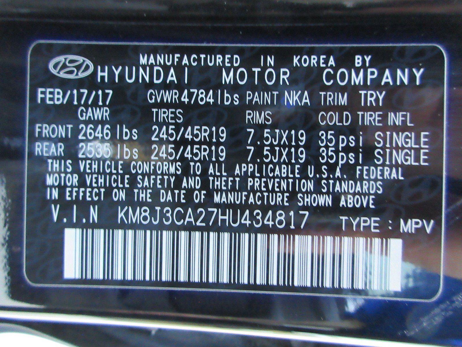 Used 2017 Hyundai Tucson Limited AWD/4WD image 56