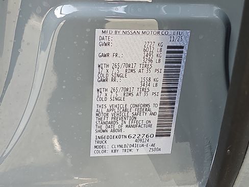 New 2026 Nissan Frontier PRO-4X w/ Pro Premium Package image 21