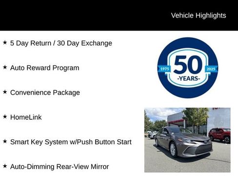 Used 2023 Toyota Camry LE w/ Convenience Package FWD image 5