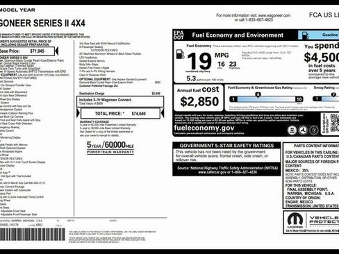 Used 2024 Jeep Wagoneer Series II w/ Flexible Seating Group image 3