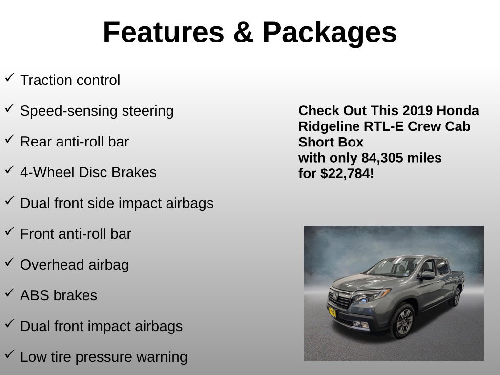 Used 2019 Honda Ridgeline RTL-E image 16