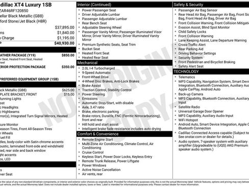 Used 2024 Cadillac XT4 Luxury w/ Cold Weather Package FWD image 45