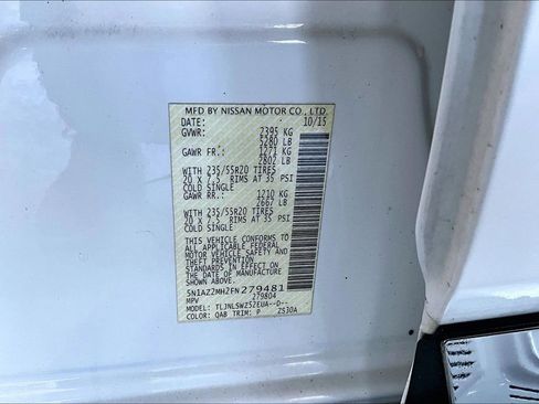 Used 2015 Nissan Murano Platinum w/ Platinum Technology Package image 19