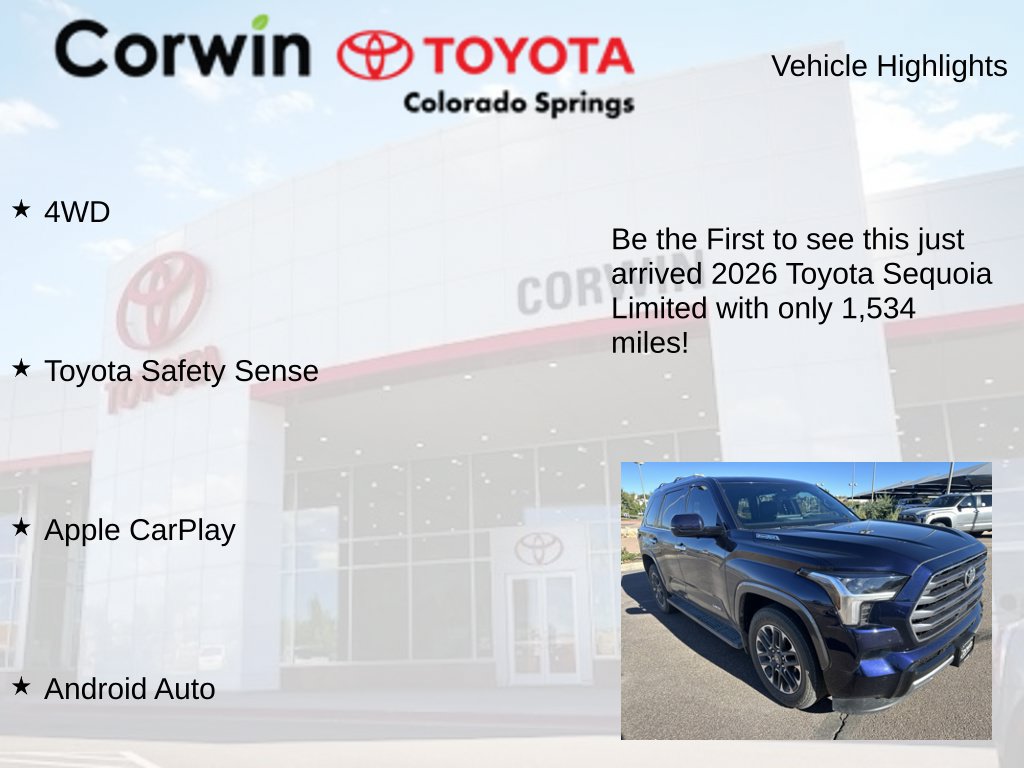 Used 2026 Toyota Sequoia Limited AWD/4WD image 4