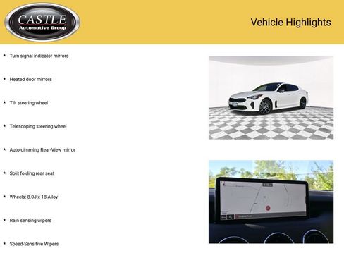 Used 2022 Kia Stinger GT-Line w/ Sun & Sound Package image 7