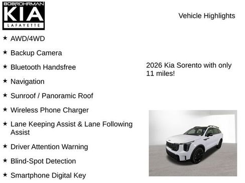 New 2026 Kia Sorento SX Prestige w/ Olive Brown Leather Package image 8