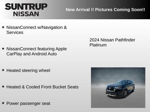 Used 2024 Nissan Pathfinder Platinum w/ Cargo Package FWD image 12
