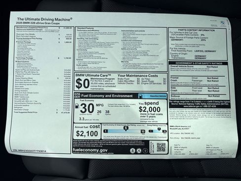 New 2026 BMW 228i xDrive w/ Technology Package image 30