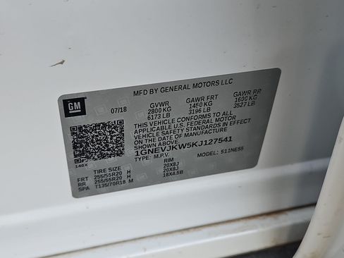 Certified 2019 Chevrolet Traverse High Country w/ LPO, Floor Liner Package AWD/4WD image 35