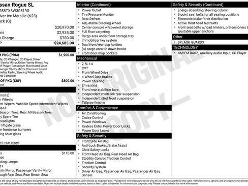 Used 2008 Nissan Rogue SL w/ Premium Pkg image 3