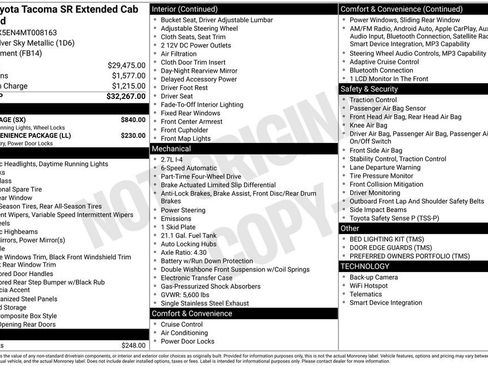 Used 2021 Toyota Tacoma SR w/ SX Package image 27