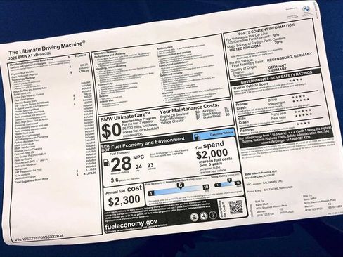New 2025 BMW X1 xDrive28i w/ Technology Package image 22