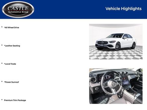 Used 2023 Mercedes-Benz C 300 4MATIC Sedan image 3