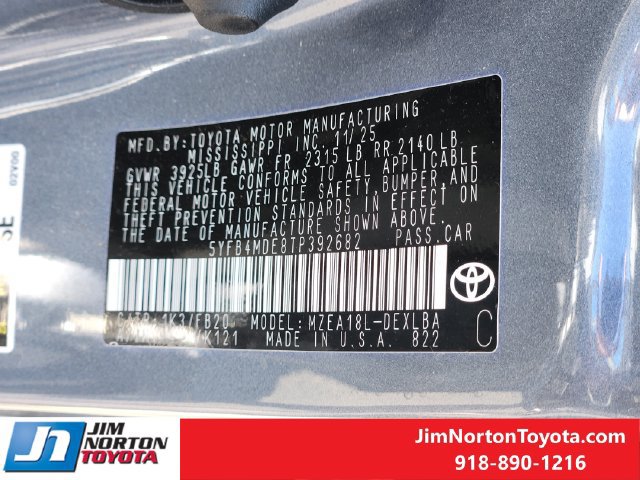 Used 2026 Toyota Corolla LE FWD image 33