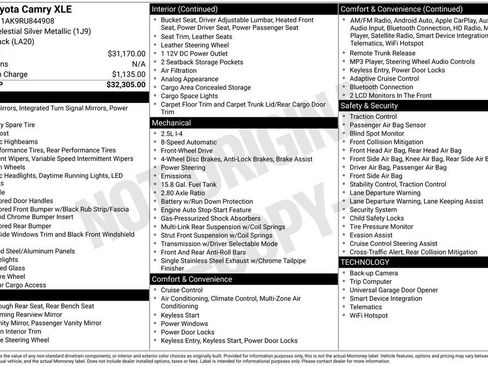 Used 2024 Toyota Camry XLE image 17