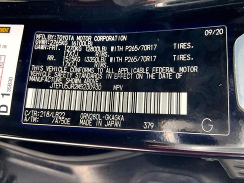 Used 2021 Toyota 4Runner SR5 Premium w/ Moonroof Package RWD image 35
