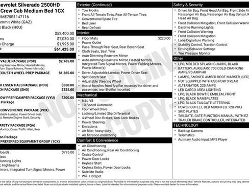 Used 2024 Chevrolet Silverado 2500 Custom w/ Custom Value Package image 7