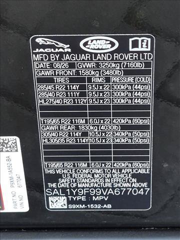 New 2027 Land Rover Range Rover Sport SV AWD/4WD image 17