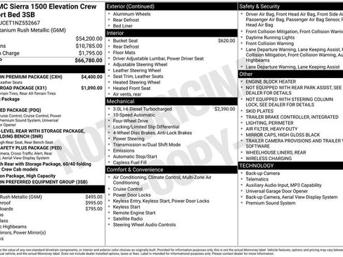 Certified 2022 GMC Sierra 1500 Elevation w/ Elevation Premium Package AWD/4WD image 22