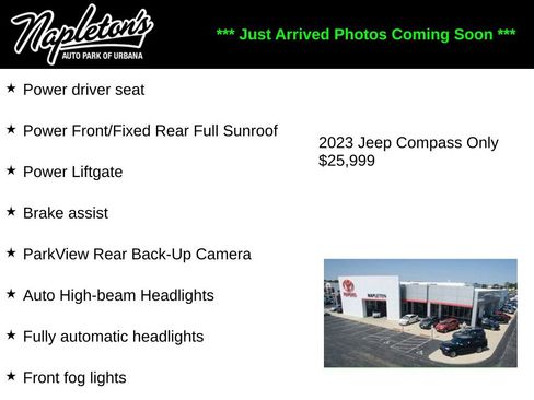 Used 2023 Jeep Compass Limited w/ Elite Group AWD/4WD image 3