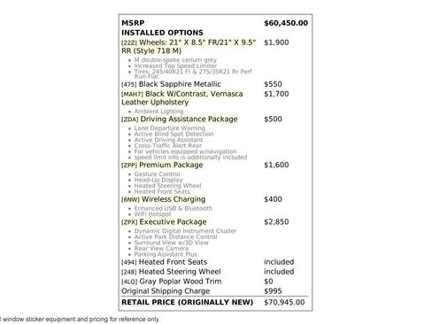 Used 2019 BMW X4 M40i w/ Executive Package AWD/4WD image 2