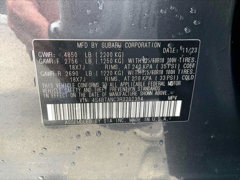 Used 2024 Subaru Outback Limited AWD/4WD image 34