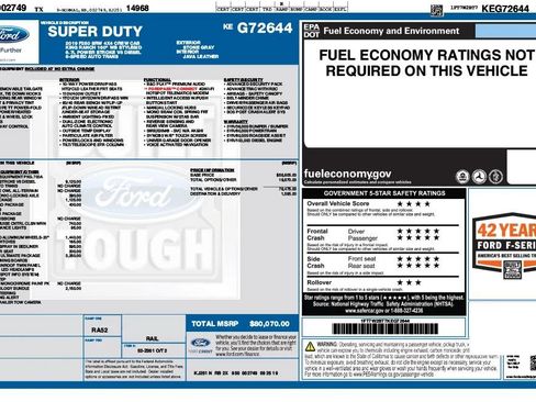 Used 2019 Ford F250 King Ranch w/ King Ranch Ultimate Package AWD/4WD image 25