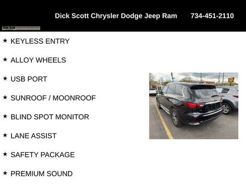 Used 2019 INFINITI QX60 Luxe w/ Essential Package AWD/4WD image 6