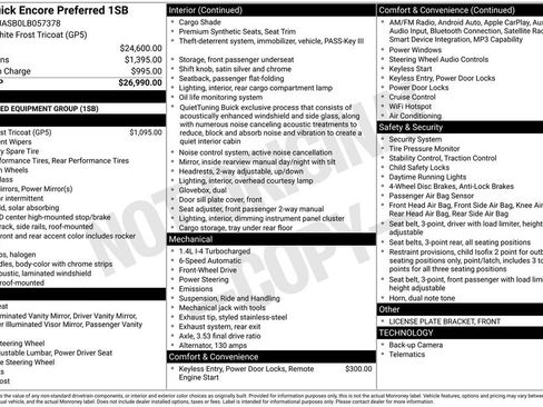 Used 2020 Buick Encore Preferred image 13