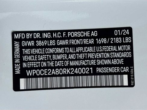 Used 2024 Porsche 718 Boxster Spyder RS image 30