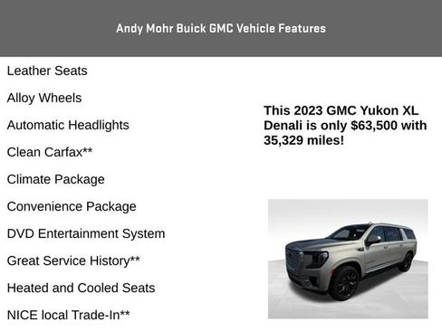 Used 2023 GMC Yukon XL Denali AWD/4WD image 8
