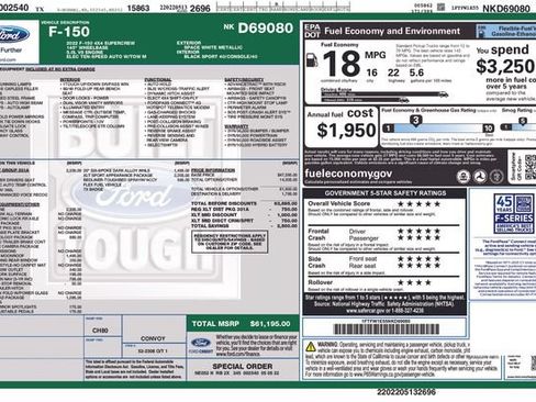 Used 2022 Ford F150 XLT w/ Equipment Group 301A Mid AWD/4WD image 7