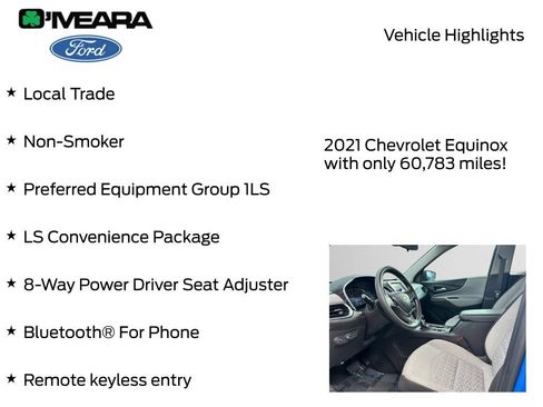 Used 2021 Chevrolet Equinox LS w/ LS Convenience Package AWD/4WD image 7