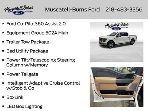 Used 2023 Ford F150 Lariat w/ Equipment Group 502A High AWD/4WD image 7
