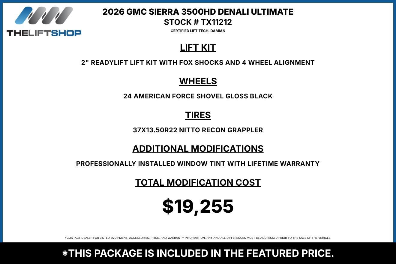 Used 2026 GMC Sierra 3500 Denali Ultimate AWD/4WD image 2