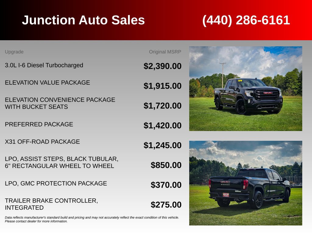 Used 2020 GMC Sierra 1500 Elevation w/ Elevation Value Package AWD/4WD image 5